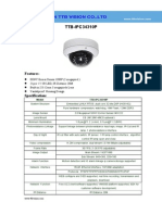IP Camera TTB IPC34310P Specification-ttb Vision Co.,Ltd-www.ttbvision.com