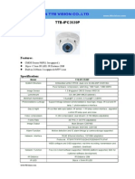 IP Camera TTB IPC3539P Specification-ttb Vision Co.,Ltd-www.ttbvision.com