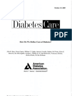 How Do We Define Cure of Diabetes?