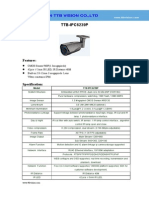 IP Camera TTB IPC6239P Specification-ttb Vision Co.,Ltd-www.ttbvision.com