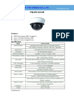IP Camera TTB IPC33310P Specification-ttb Vision Co.,Ltd-www.ttbvision.com