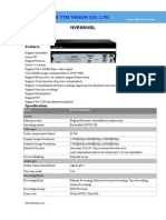 NVR6004SL Specification-ttb Vision Co.,Ltd-www.ttbvision.com