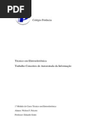 Trabalho Conceitos de Autoestrada Da Informação