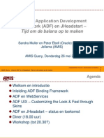 Oracle'S Application Development Framework (Adf) en Jheadstart