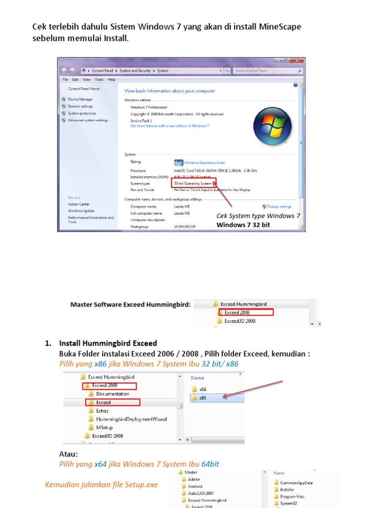 Hummingbird Exceed  Windows 7