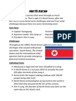 Information Report On North Korea