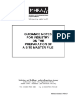 Guidance Site Master File