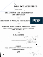 Harrwitz Lehrbuch Des Schachspiels 1862