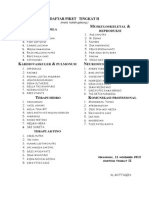 Daftar Piket Tingkat II