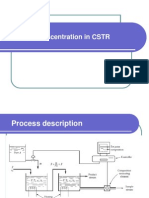 Control of Concentration in CSTR