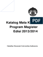 Katalog Magister Dan Profesi 2013 2014