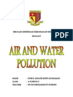 Folio Biology Air and Water Pollution (Endangered Ecosystem)
