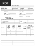 Gas Chromatography Calibration Procedure | PDF | Gas Chromatography ...