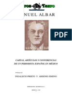 Manuel Albar - Escritos, Conferencias, Discursos