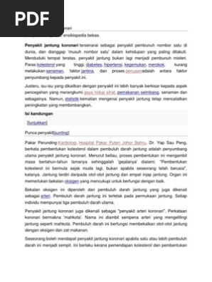 Penyakit Jantung Koronari Pdf