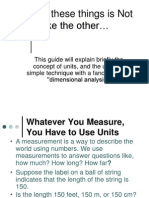 Dimensional Analysis Powerpoint