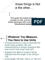 How to convert units using dimensional analysis