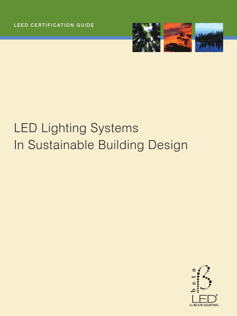 LEED Lighting Systems in Sustainable Building Design PDF Light