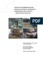 Thesis ECONOMICS OF RUBBERWOOD FOR SMALLHOLDING OWNERS IN TRADITIONAL RUBBER PRODUCTION AREAS IN THE SOUTH OF THAILANDRubber Adrian