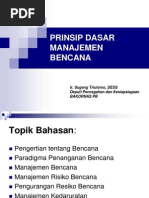 Download Prinsip Dasar Manajemen Bencana 1 by intandiahningrum SN239897869 doc pdf