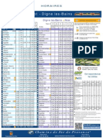 Affiche Horaires Interurbaine