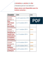 Des Formations Au Service Des Élus