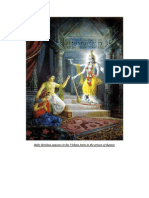 Baby Krishna Appears in His Vishnu Form in The Prison of Kamsa