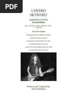 Download Lynyrd Skynyrd - Gary Rossington Equipment History by Sean SN23991126 doc pdf