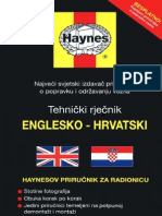 Englesko-Bosanski Rijecnik Za Auto Servis