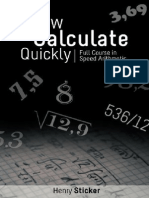 How to Calculate Quickly - Full Course in Speed Arithmetic