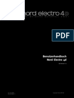 Nord Electro 4D German User Manual v1.x Edition 1.1