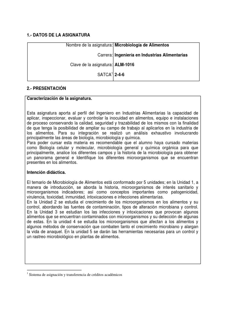 Microbiologia de Alimentos | PDF | Microorganismo | Alimentos