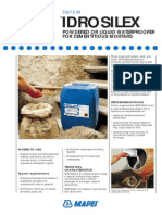 Idrosilex: Powdered or Liquid Waterproofer For Cementitious Mortars