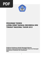 Download Panduan Teknis Lomba Debat Bi 2013 by SamuelSagala SN239927869 doc pdf