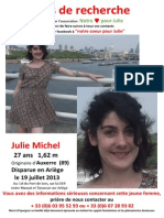 Avis de Recherche de Julie Michel