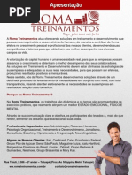 Apresentação Roma Treinamentos