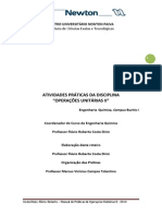 Manual de Práticas de Operações Unitárias II.2014.1