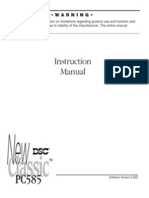 PC1555 V2.3 - Manual Instalare PDF, PDF, Security Alarm