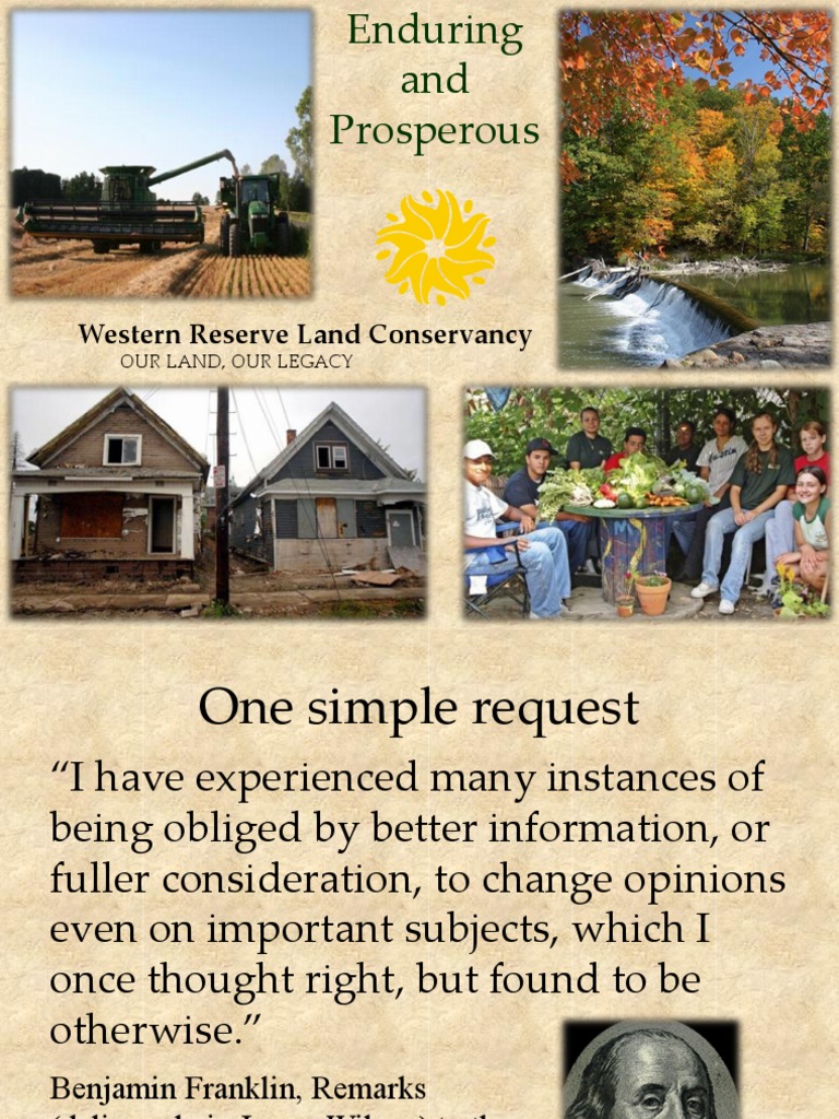 Western Reserve Land Conservancy Our Land, Our Legacy PDF Trees