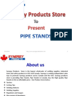 Access To High Quality Pipe Stands at Synergy Products Store in Canada!