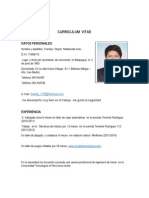 CURRICULUM VITAE Deyelr Maldonado Cvsoi