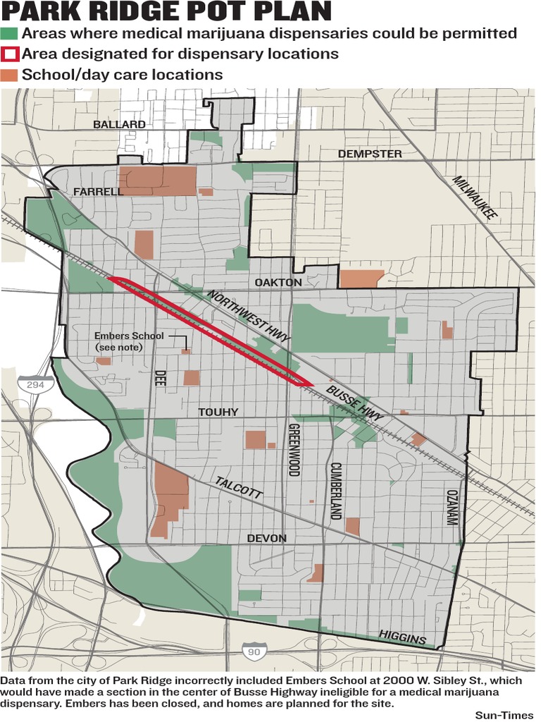 Park Ridge Medical Marijuana Zones | PDF