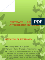 Fitoterapia Definicion