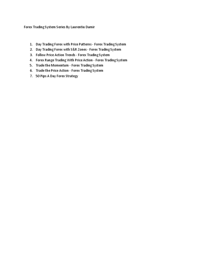 Forex Trading Strategies by Laurentiu Damir | PDF | Day Trading | Trade