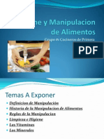 Higiene y Manipulacion de Alimentos