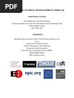 National Security Surveillance and Human Rights in A Digital Age