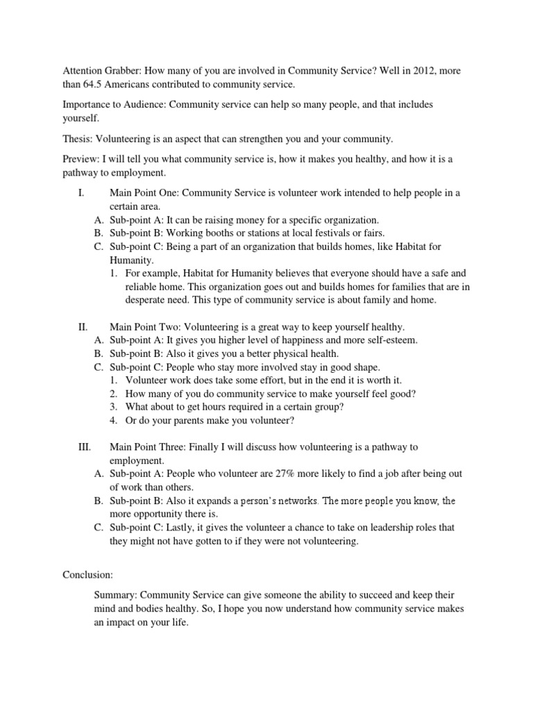 Outline for informative speech on galveston picture