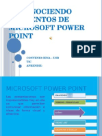 Reconociendo Elementos de Microsoft Power Point