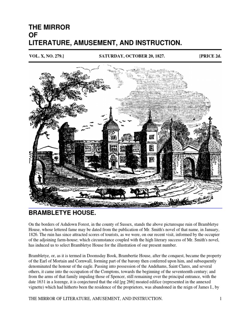 The Mirror of Literature, Amusement, and InstructionVolume 10, No. 279