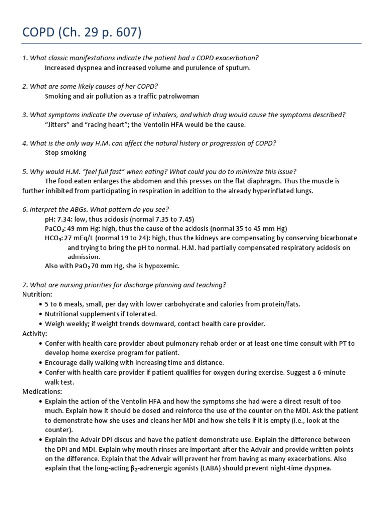 copd case study for medical students